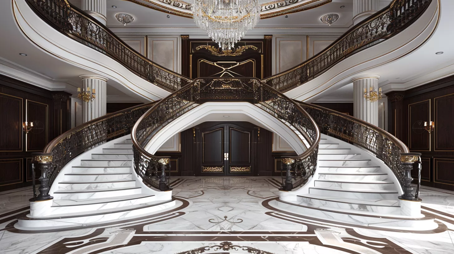 Luxury Staircase – السلم الداخلي الفاخر